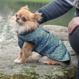 Ватирано яке с висока яка и поларена подплата Croci PADDED  JACKET  POLAR  50см  